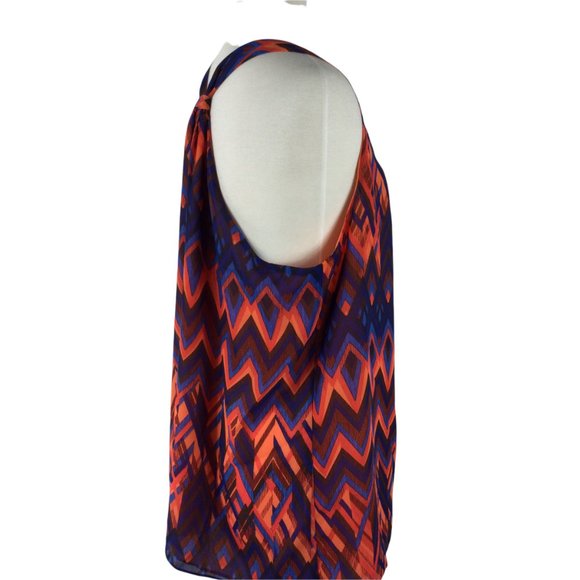 Gap Racer Back Aztec Pattern Dressy Tank, Large - Picture 3 of 8